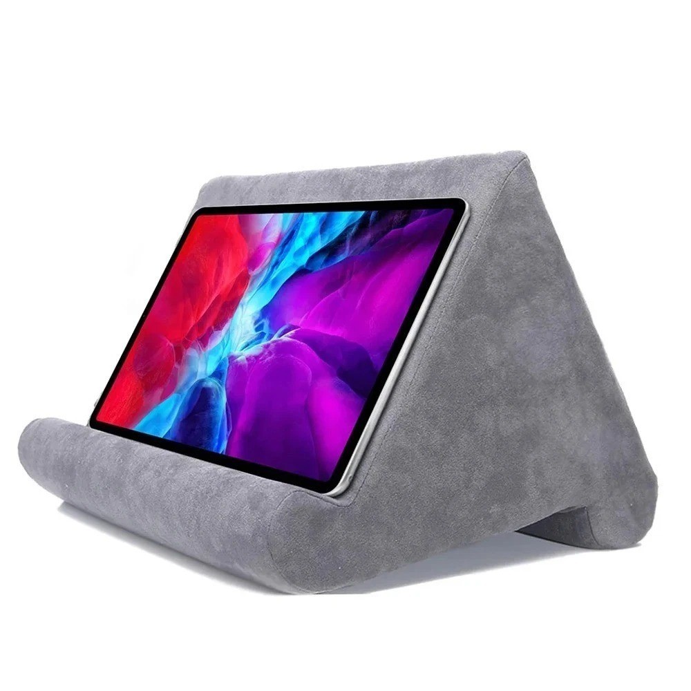 Multi-Angle Pillow for iPad Phone Tablet Read Holder Stand Foam Lap Rest Cushion