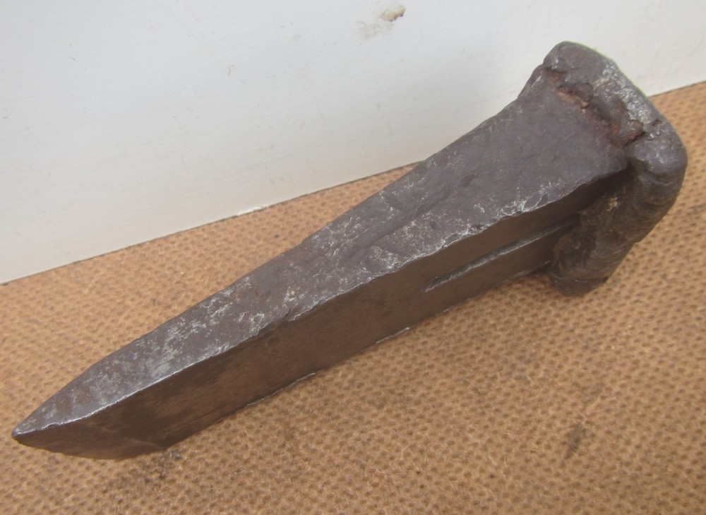 Vintage Steel Wedge Splitting Tool