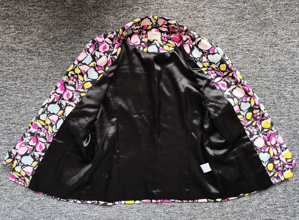 Hush colourful blazer, 10-small12, never worn!