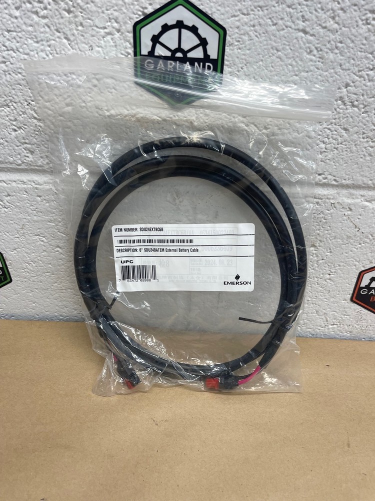 Emerson SDU24EXTBC6B, 6” External Battery Cable *NEW*
