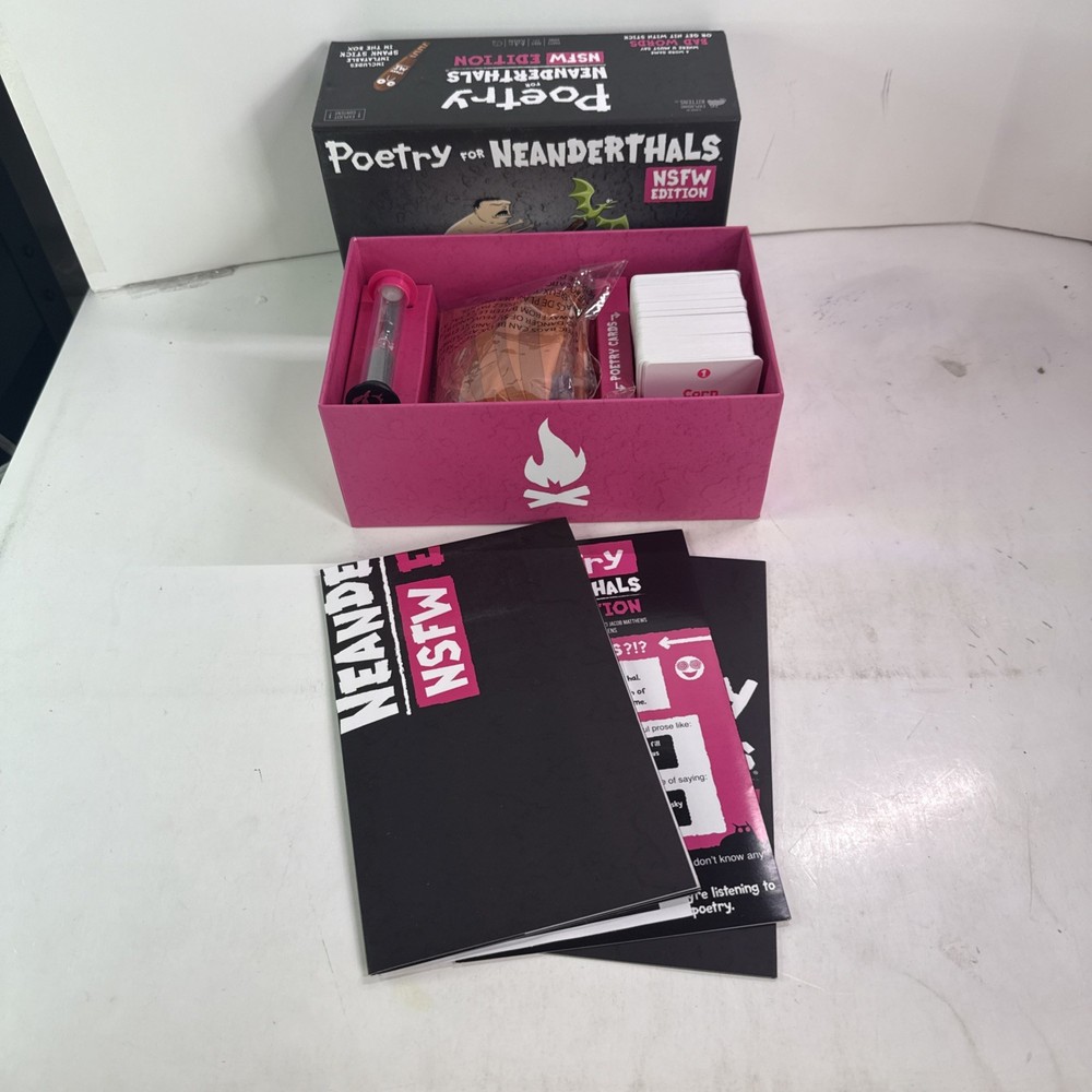 Poetry for Neanderthals NSFW Edition by Exploding Kittens Card Games New