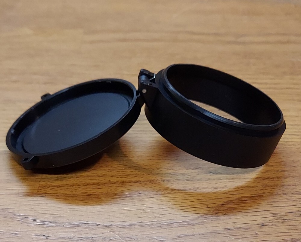 64mm, Quick Flip Spring Open Rifle Scope Lens Cover - #4413