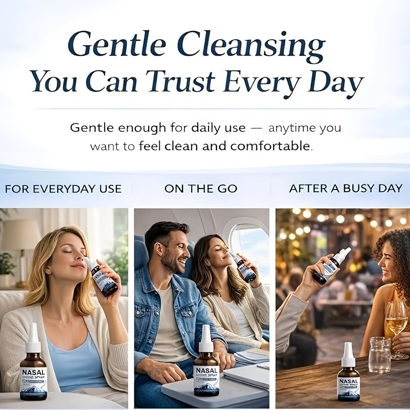 2X Iodine Nasal Spray,Nasal Iodine – NasalsCleanse Refreshes Your NasalsPassages