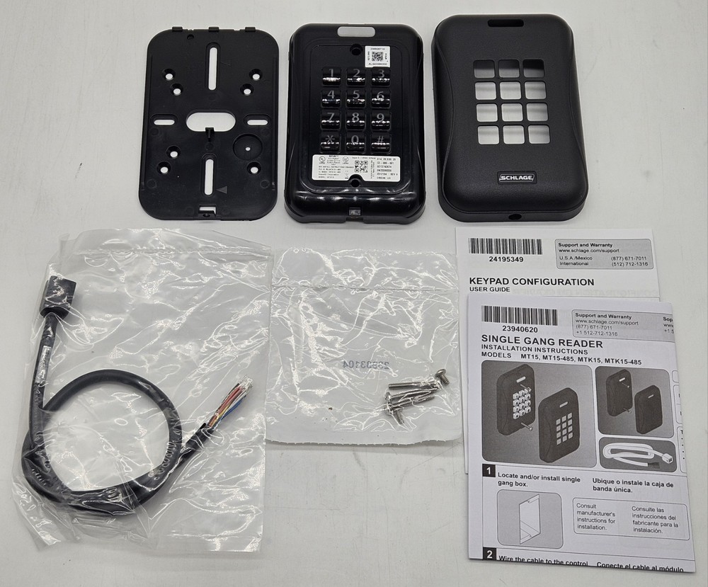 NEW Schlage Multi-Technology Wall Mount Reader with Keypad MTK15