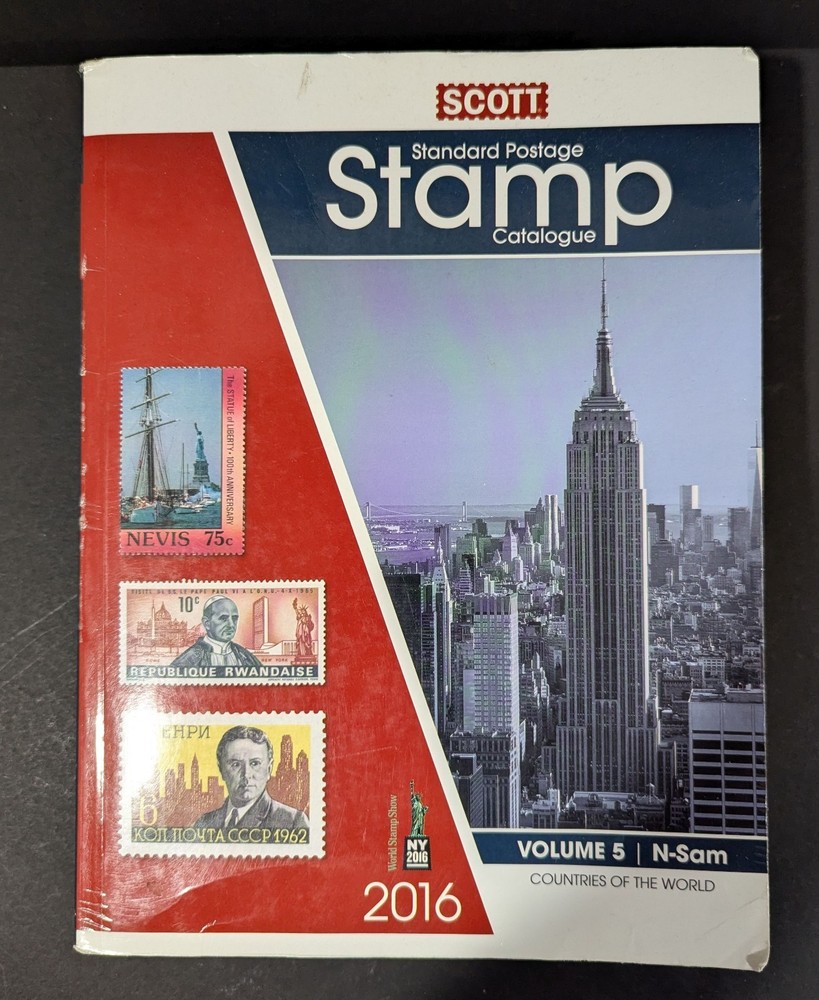 2016 Scott Standard Postage Stamps Catalogue Volume 5 N-Sam ~ Very Good