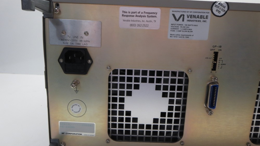NF ELECTRONIC INSTRUMENTS 5060A FREQUENCY RESPONSE ANALYZER