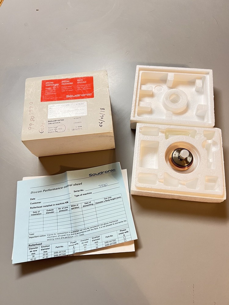 Soudronic 64M-447045/R Discon Roller Head