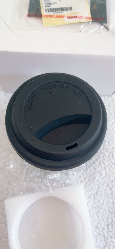 Authentic New Saint Laurent Paris Ceramic Coffee Mug Black