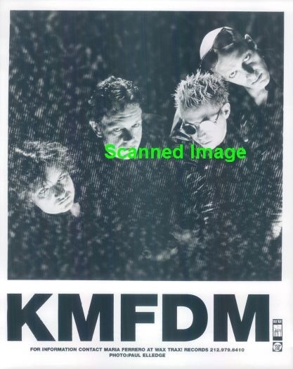 Press Photo: KMFDM 8x10 B&W