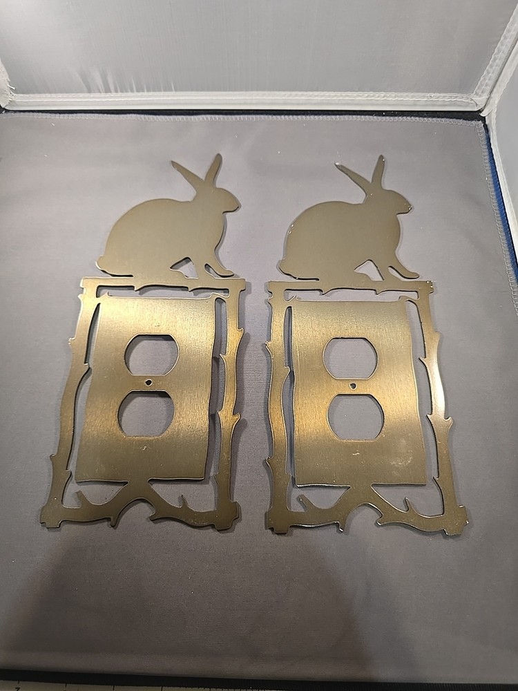 Rabbit Metal Outlet Covers - See Description