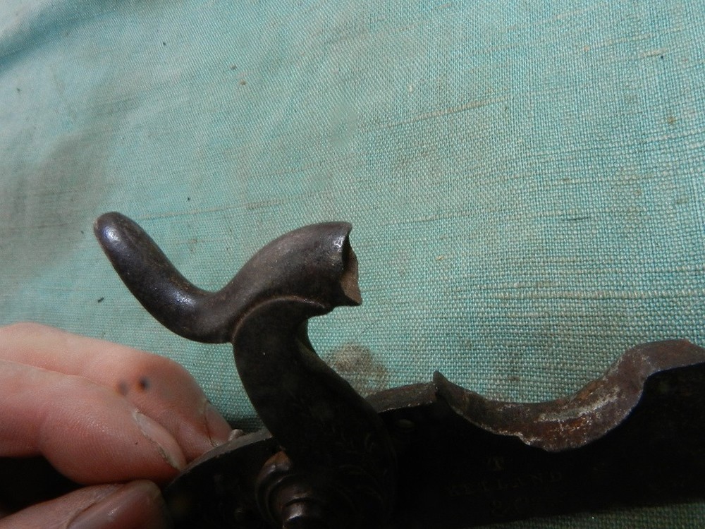 T. Ketland conversion percussion lock with engraved hammer