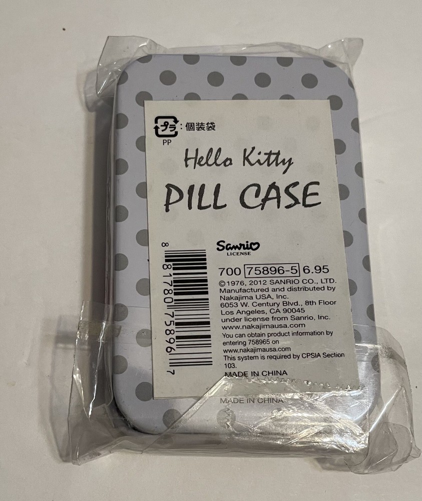 Sanrio Hello Kitty Metal Pill Case!