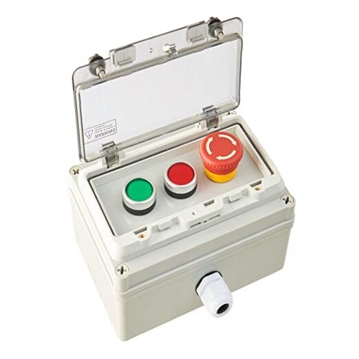 Push Button Box Start Stop Red/green instantaneous emergency stop switch box