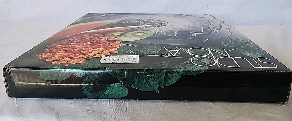 Studio Nova Hydrangea 14" Crystal Centerpiece Platter New Open Box