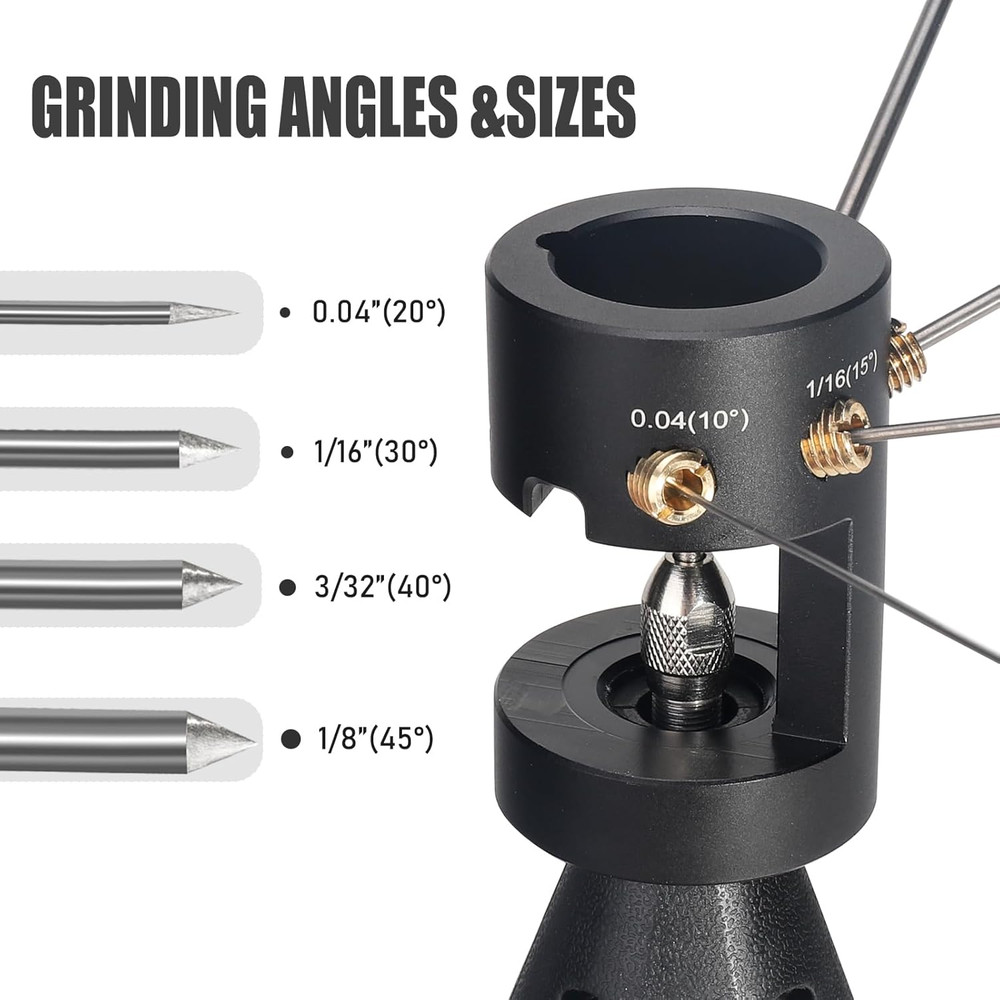 ALUMINUM Tungsten Electrode Sharpener Grinder TIG Welding Tool Single Column Ope