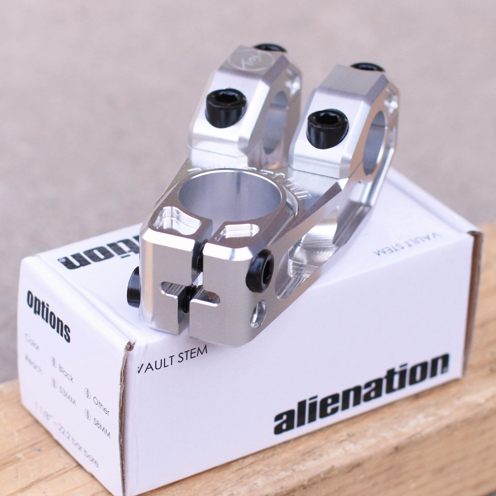 ALIENATION BMX VAULT BICYCLE STEM SILVER