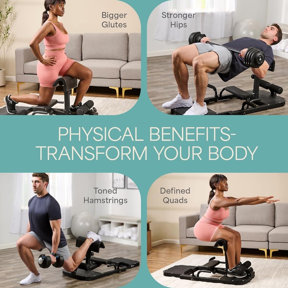 Thrust Machine – Adjustable Glutes Workout Equipment for Home – GluteBlast