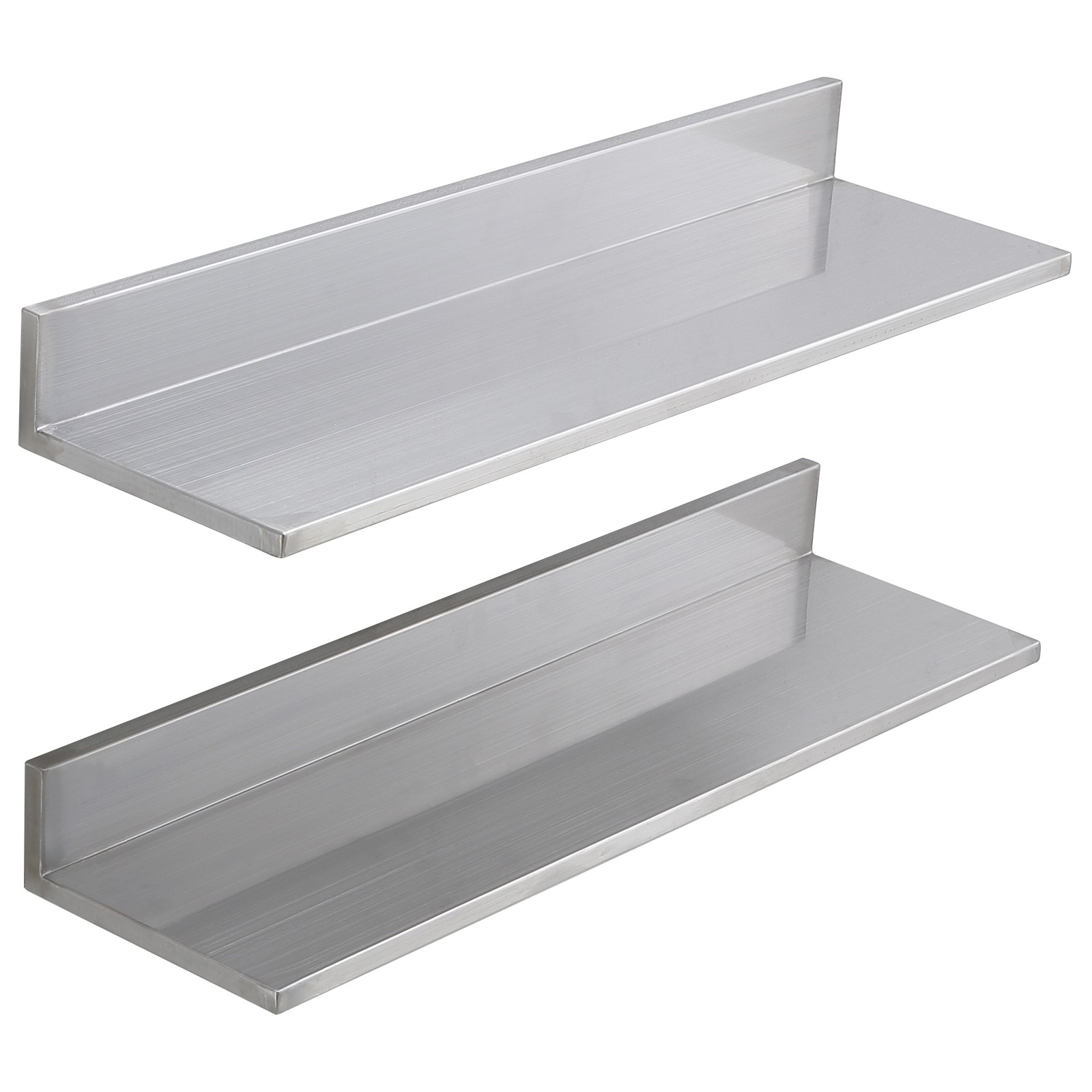 Uimoso 30" x 8.6" Stainless Steel Wall Mounted Shelf Kitchen Shelving 2 Pack
