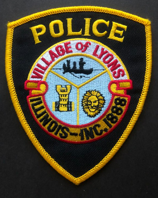 Lyons Illinois IL Police Sheriff Patch