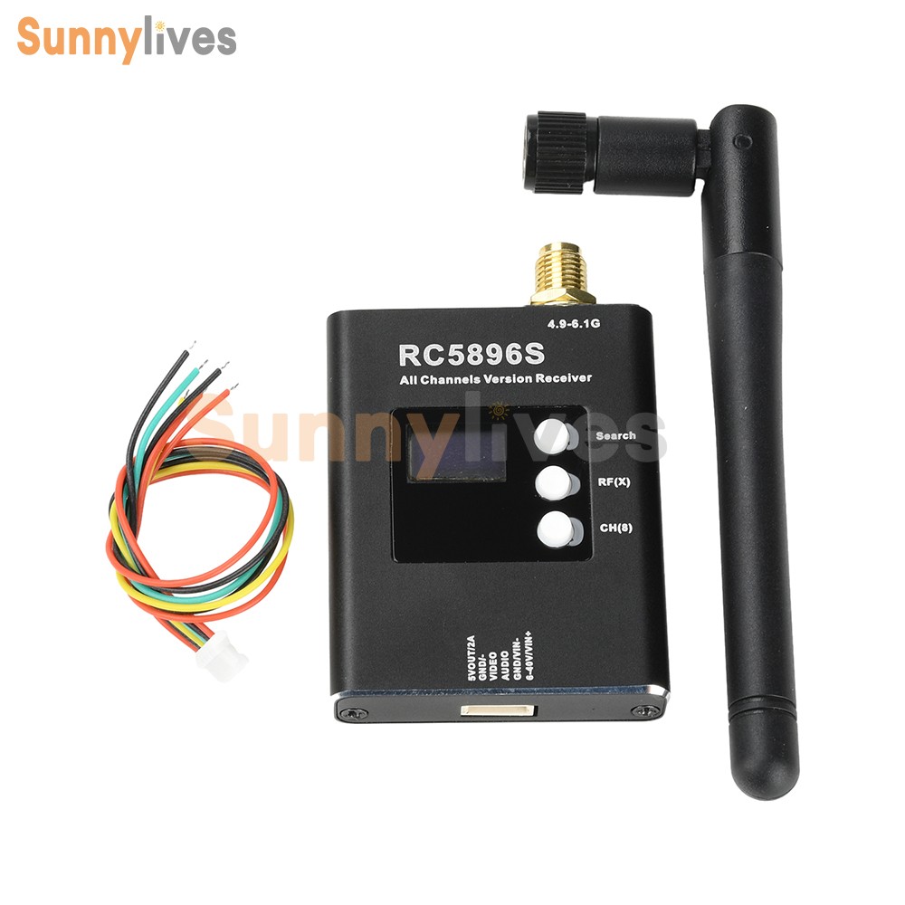 RC5896S Video Receiver Compatible 5.8G Image Transmission Receiver Transmitter
