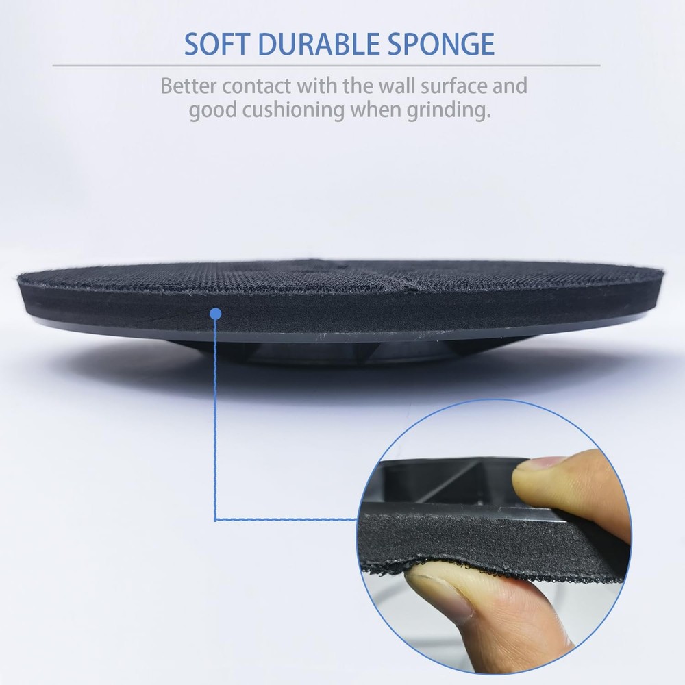 9 Inch 8 Hole Drywall Sanding Pad for Sander, Replacement Backing...