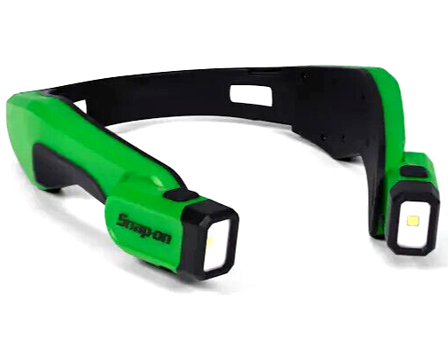 SNAP ON ECHDF042 G HIGH-TECH HEADLAMP LIGHT GREEN 450 LUMENS Rechargeable NEW