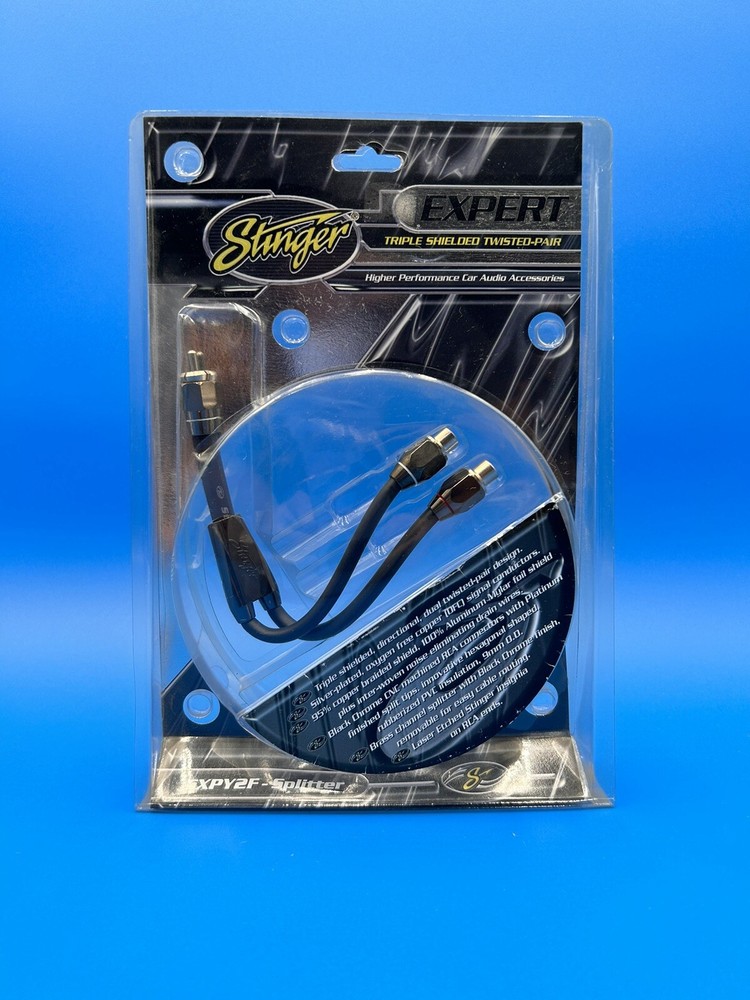 STINGER SXPY2F Expert RCA Y Triple Shield Twisted Pair High Performance Cable