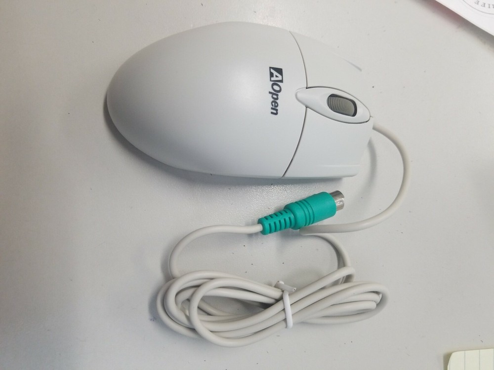 5 ea AOpen 0-70G Mouse PS2 Connection 3 Button Scrolling Wheel - Brand New