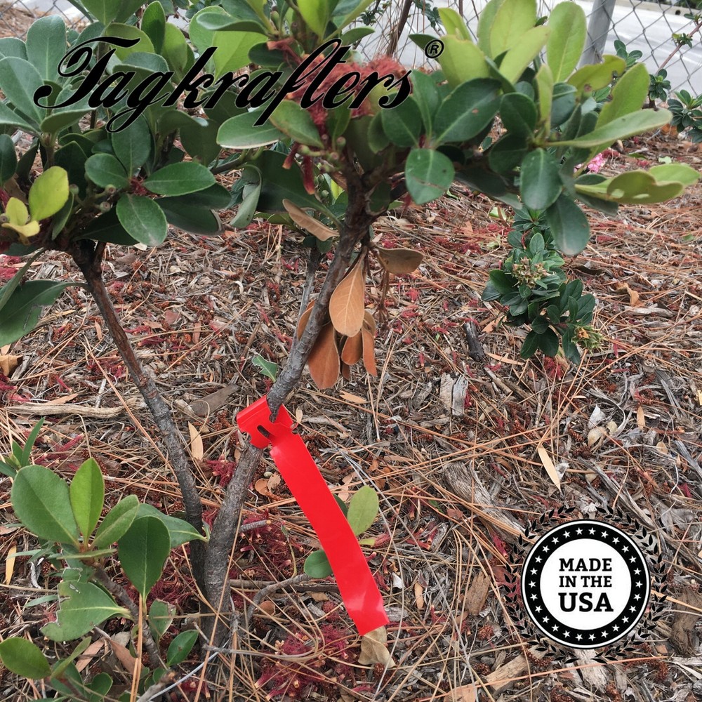 Waterproof Plastic Labels and Tags RED "SOLD" 9"x 1"