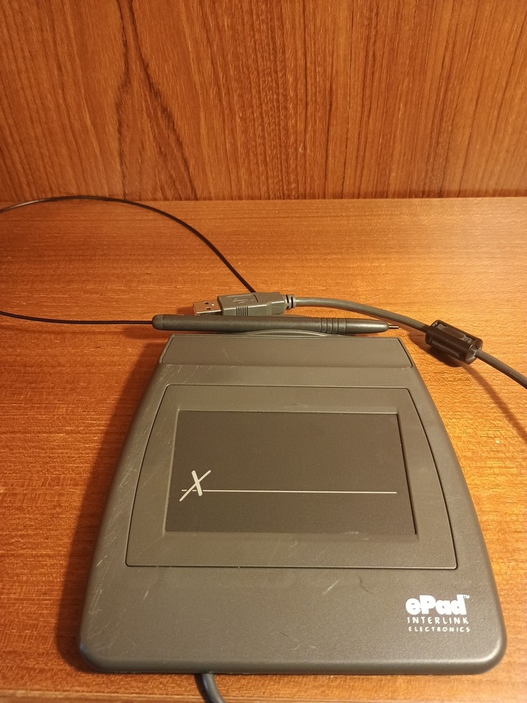 Interlink ePad PN 54-65885 Signature Capture Pad-tested!
