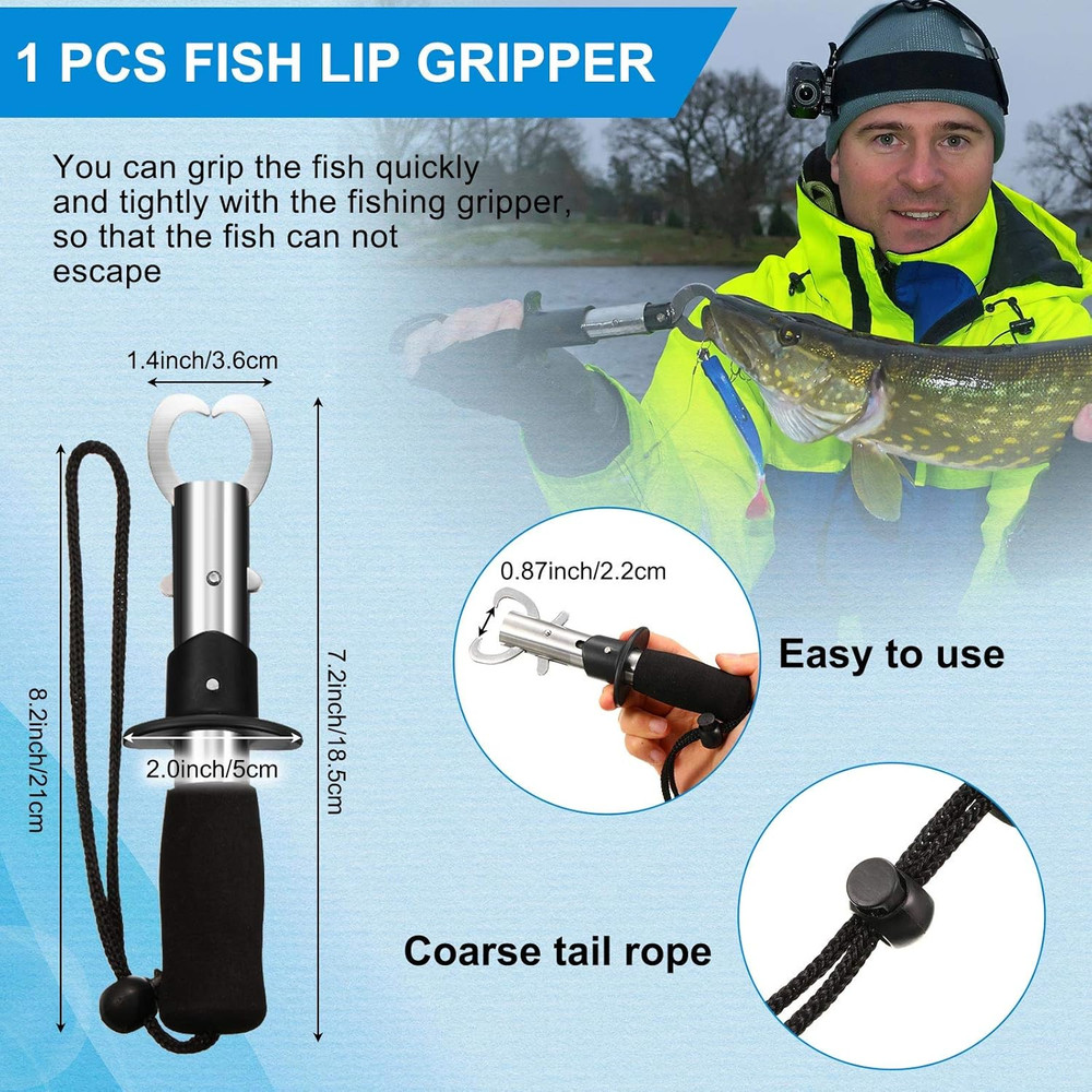 Fishs Hook Remover Tools Kit Include 1 Pcs Handheld Digital Fish Scale and Fishi