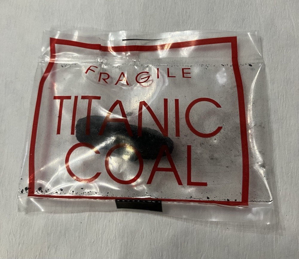 1996 Authentic Anthracite Coal from 1912 Titanic