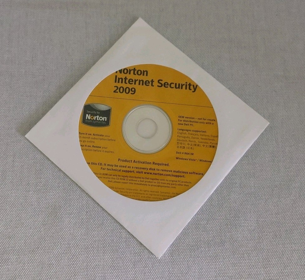 Norton Internet Security 2009 PC Software With  Activation Keys