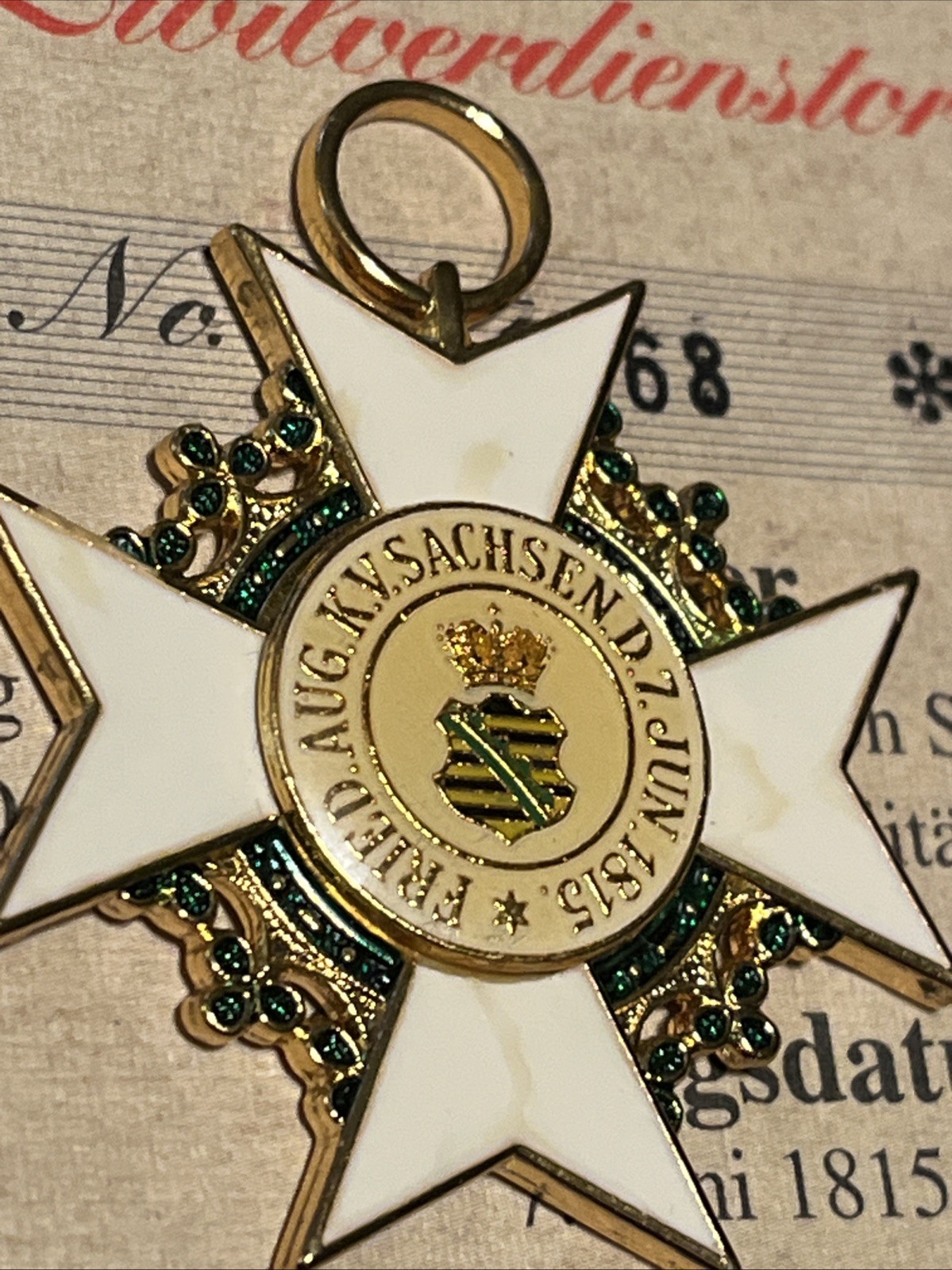 GODE - German Order of Bivilverdienst Civil Merit - 1815 - COA