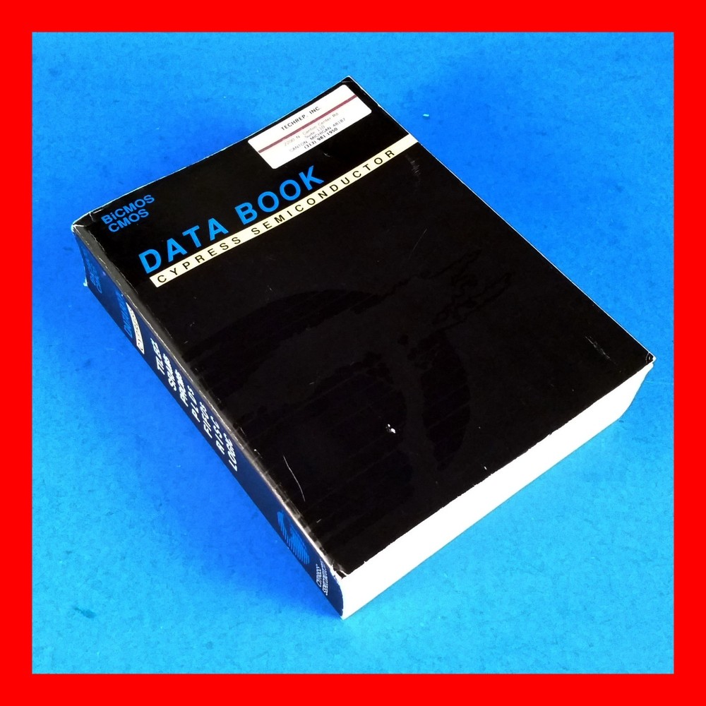 1992 Cypress Semiconductor Data Book CMOS BiCMOS Logic TTL ECL PLD FIFO Databook