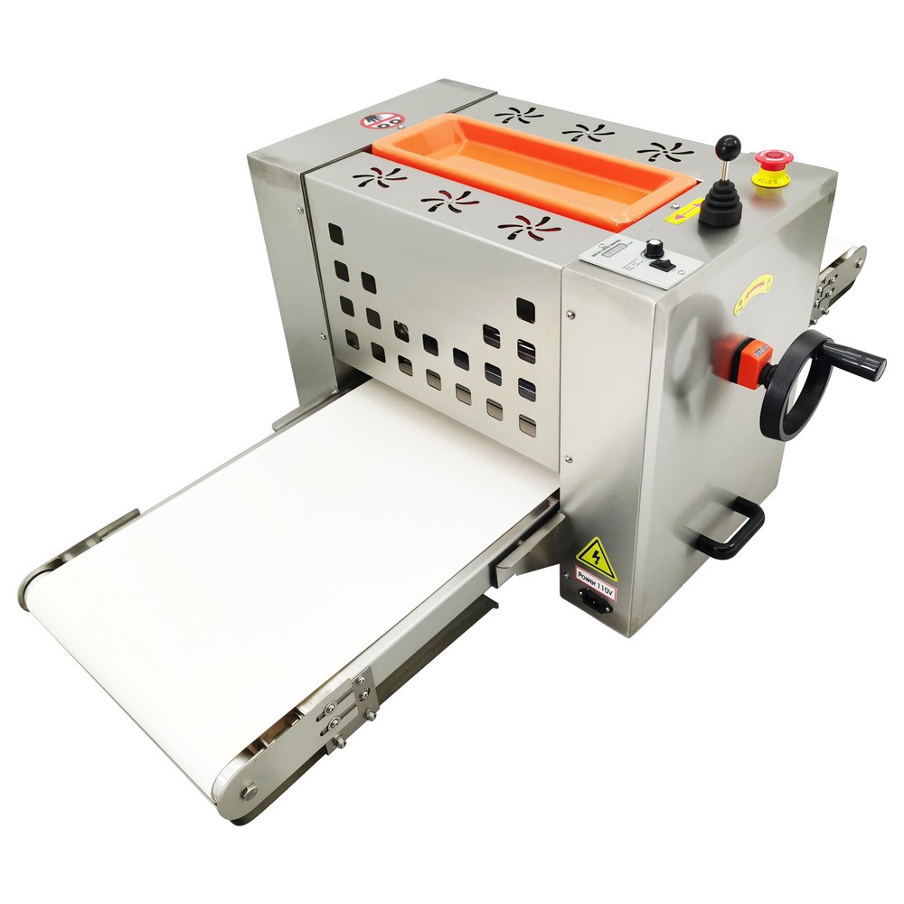 110V Small Table Folding Pastry Machine Dough Sheeter Press Making Machine 350mm