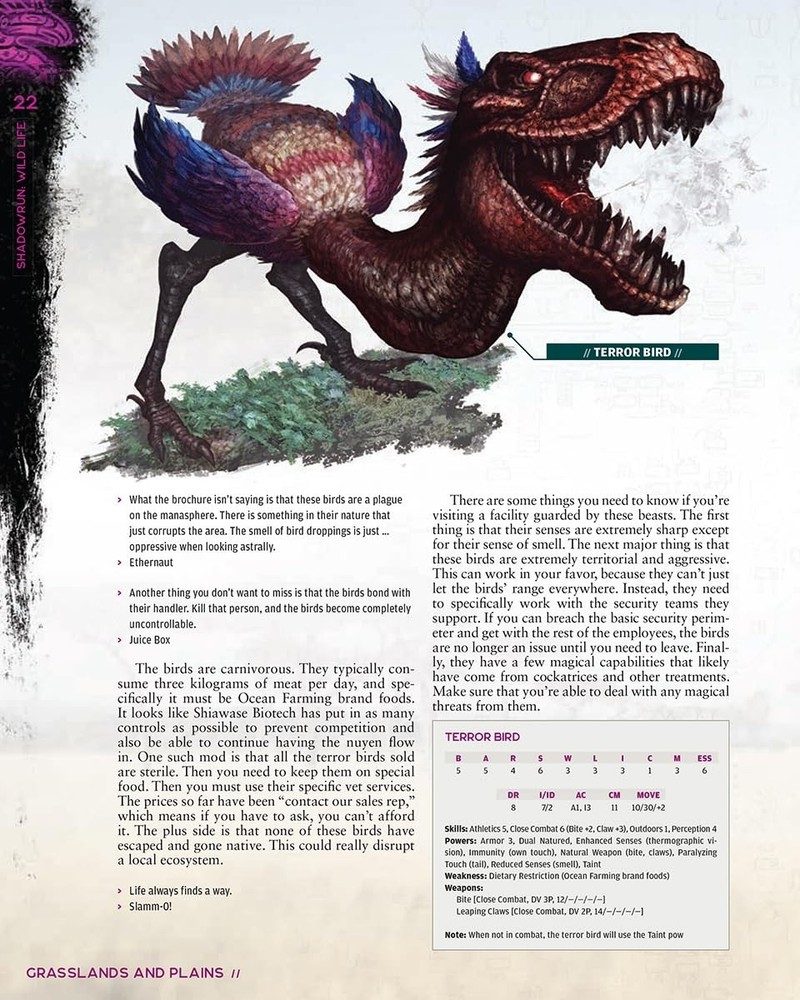 Shadowrun Wild Life: Core Critter Book