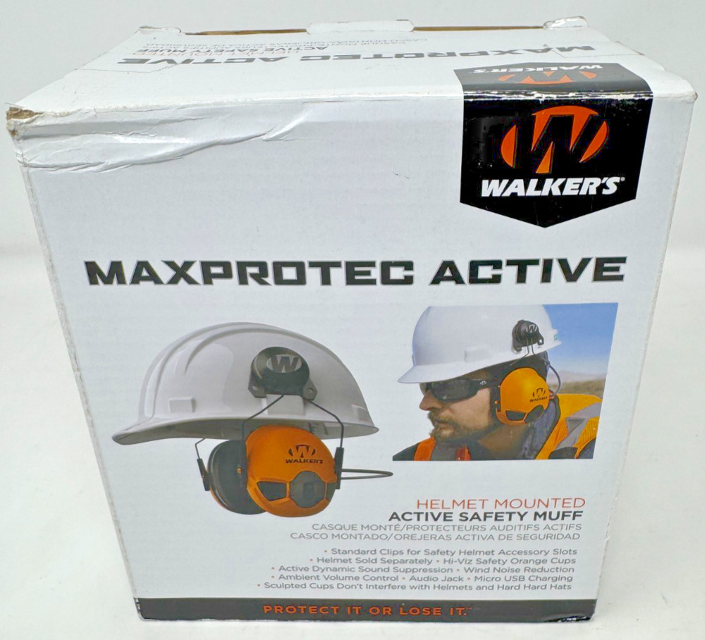 Walkers MAXPROTEC Active Safety Listening Hardhat Muff