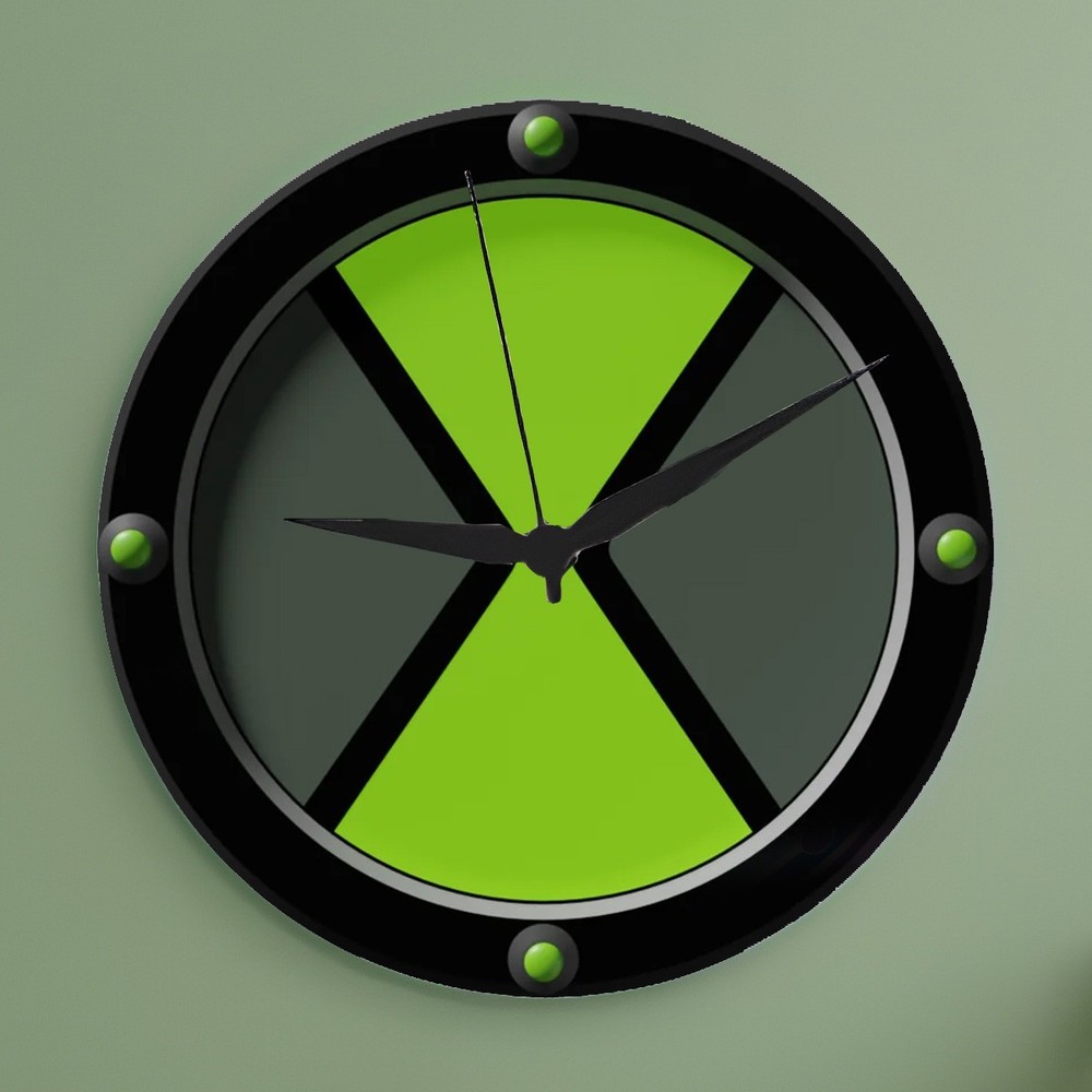 Ben 10 Classic Omnitrix Acrylic Wall Clock