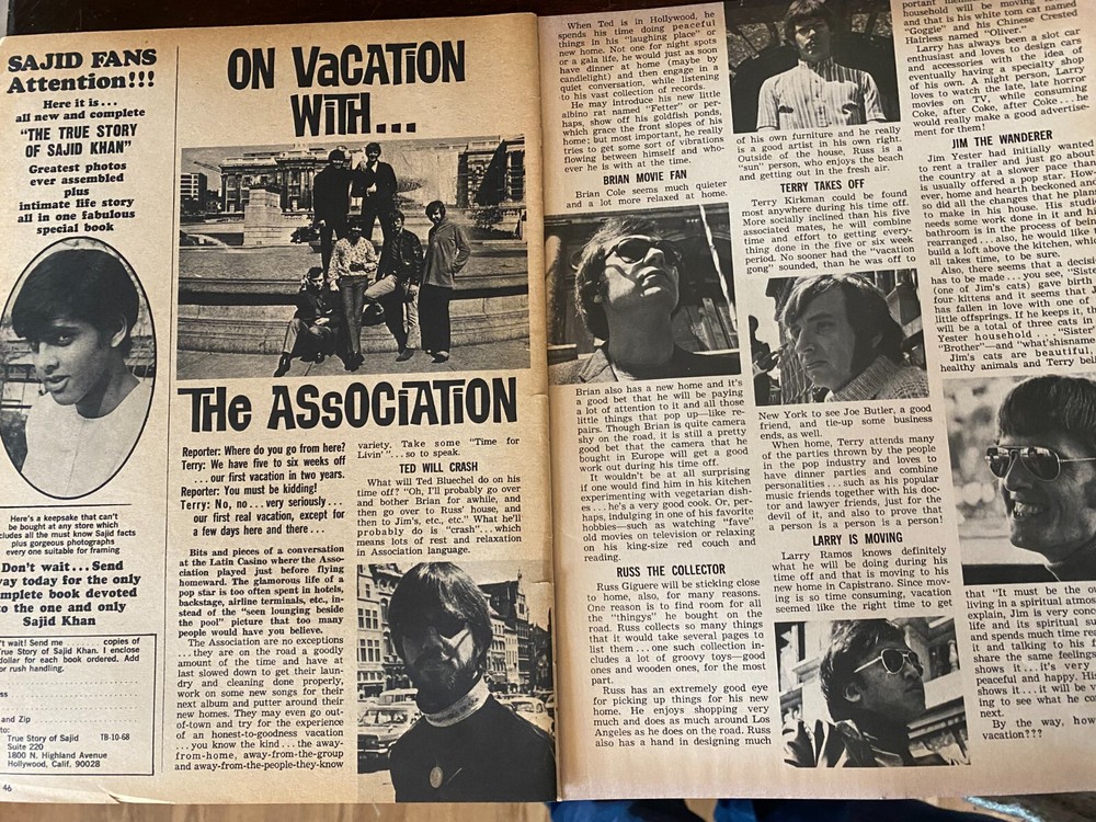 The Association, Four Page Vintage Clipping