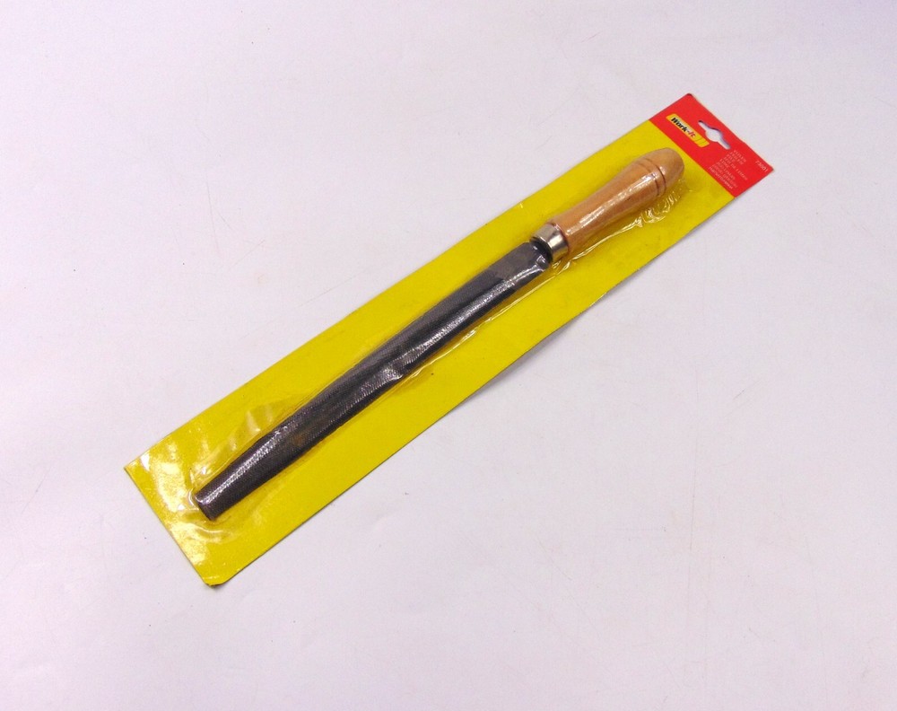 Work It Woodworking File Hand Tool with Wooden Handle