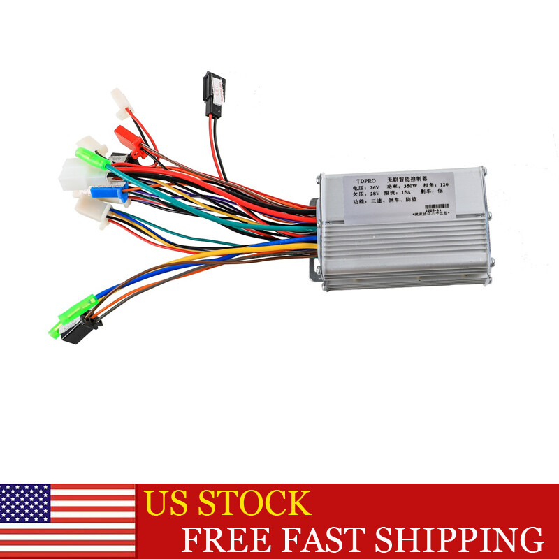 350Watt 36V Brushless DC Motor Controller Speed Controller Bicycle Scooter 125cc