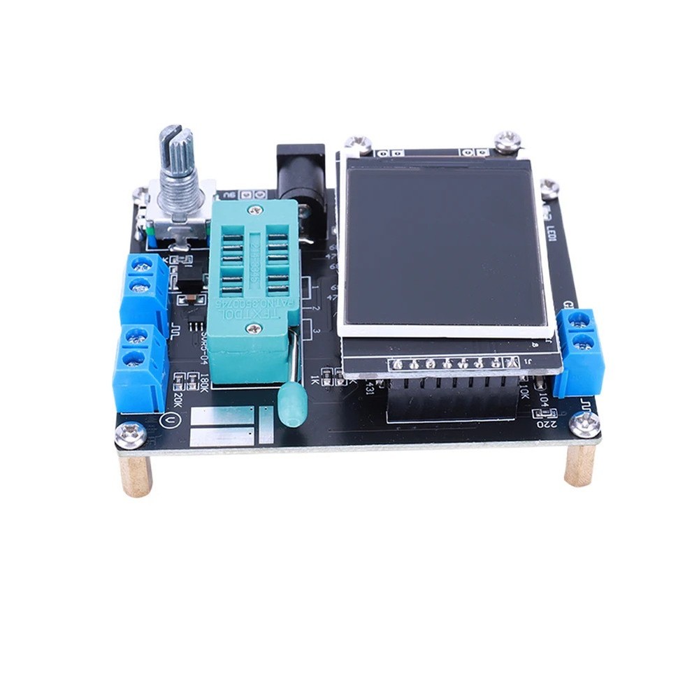 Component Tester Transistor Diode Capacitance ESR Meter Signal Generator Tool