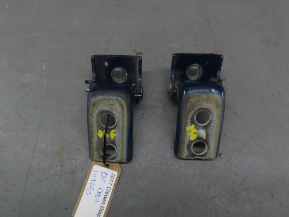 2017 Citroen Dispatch 2.0HDI Drivers Offside Front Door Hinge Hinges (BLUE)
