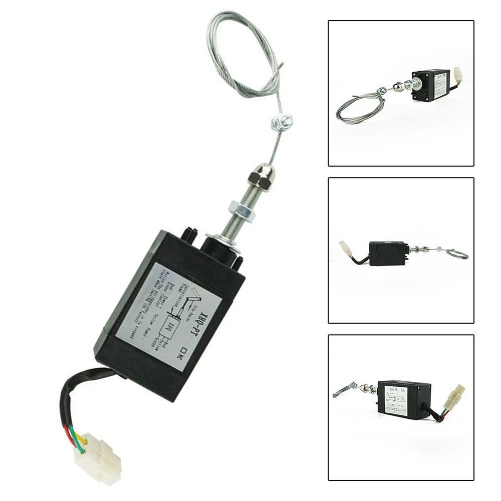 High Performance Diesel Engine Stop Solenoid for Generator Applications
