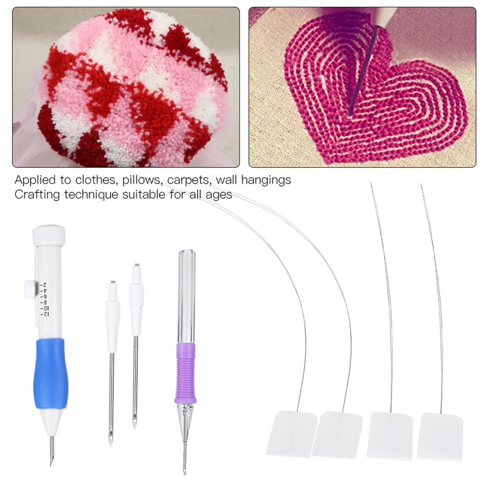 Punch Needle Set For DIY Sewing Threading Device Recommended
