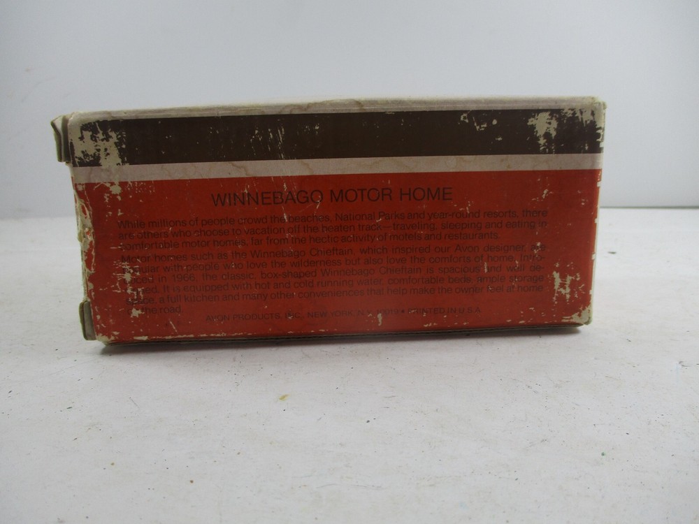 Avon Winnebago Motor Home with Box 5 FL OZ