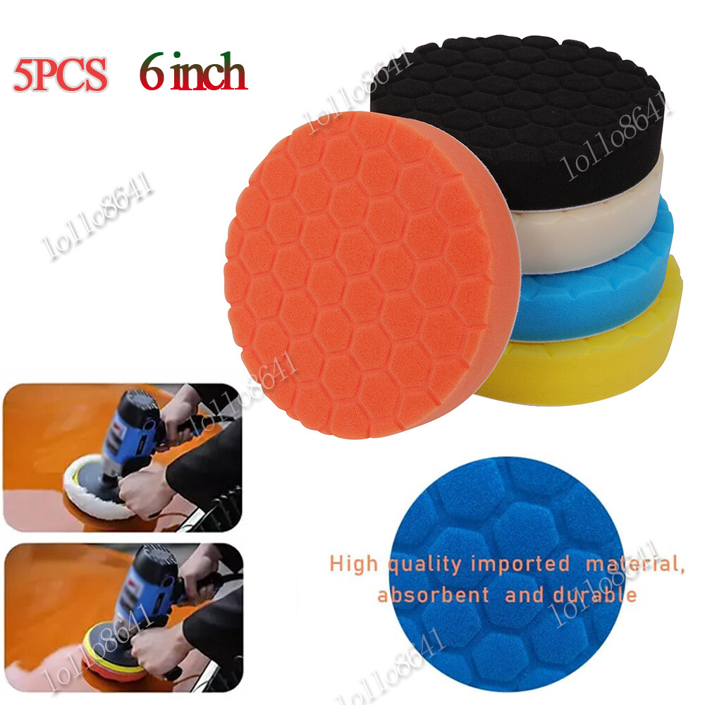 Buffing Polishing Pad, Compound Buffing Sponge Pad Cutting Polishing Kit for Car