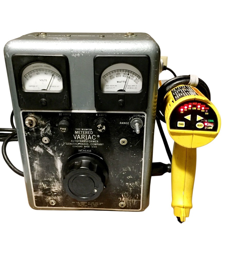 General Radio W10MT3W Metered Variac Variable Auto Transformer Tested Works