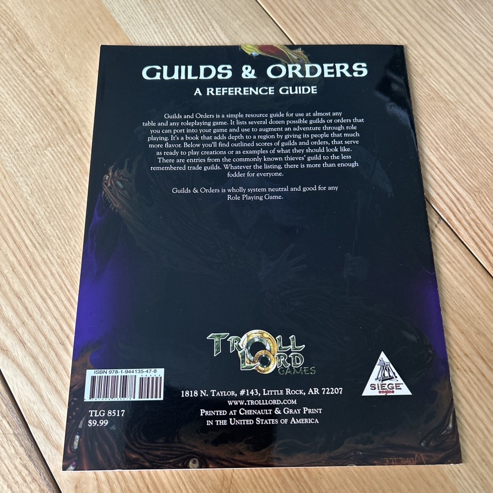 Castles & Crusades Guilds & Orders (softcover)